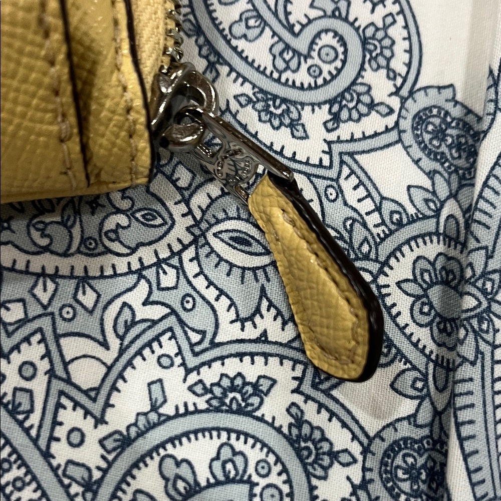 Coach Pale Yellow Women's Wallet - Picture 9 of 9